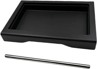 Espresso druppellade, lage lade, zwart