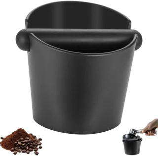 Espresso klopbox met verwijderbare rubberen stang