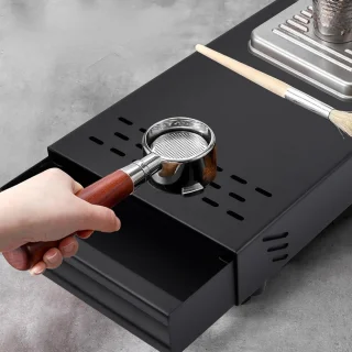 Espresso Knockbox - Zwart