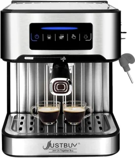 Espresso koffiemachine, lichtgrijs