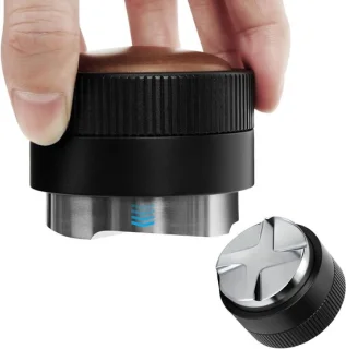 Espresso leveler koffiedistributeur 51 mm zilver