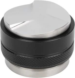 Espresso leveller koffieverdeler tamper 51 mm zilver