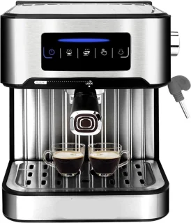 Espresso Machine Cappuccino 1200W Lichtgrijs