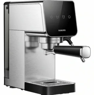Espresso Machine – Halfautomatische Espressomachine – RVS – Zilver, Zwart