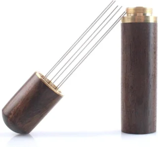 Espresso naald - 6 naalden, 0.6 mm, zilver