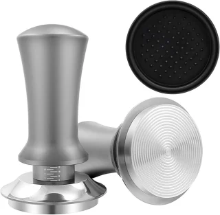 Espresso Sabotage koffie tamper 51 mm zilver
