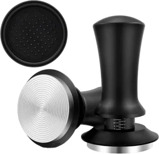 Espresso Sabotage koffie tamper 51 mm zilver