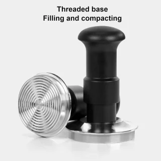 Espresso Sabotage koffie tamper 58 mm zilver