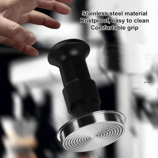 Espresso Sabotage koffie tamper 58 mm zilver