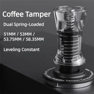 Espresso Sabotage Koffie Tamper 58 mm Zwart