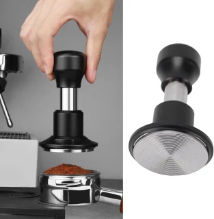 Espresso Sabotage koffie tamper 58.5 mm zilver