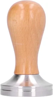 Espresso tamper - 51 mm - houtkleurig