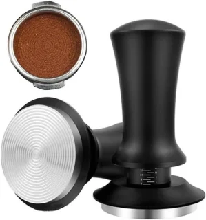 Espresso tamper 51 mm zilver
