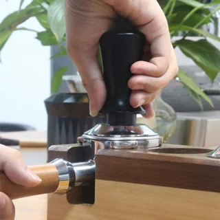 Espresso tamper 51 mm zwart