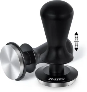 Espresso tamper 53 mm zwart