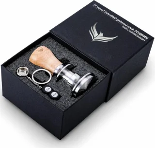 Espresso tamper 54 mm houtkleur