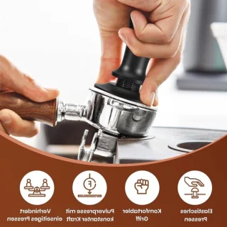 Espresso tamper 58 mm zilver