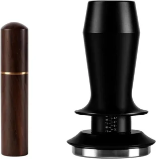 Espresso tamper 58mm zilver