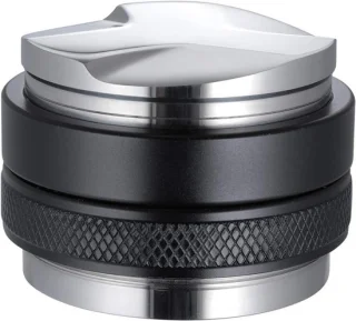 Espresso tamper en koffie leveler - 51 mm - zilver