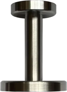 Espresso tamper - koffie stamper - dubbele maat - 41 en 58.5 mm - zilver