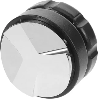 Espresso tamper - koffieverdeler - 53 mm - zwart