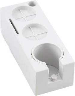 Espresso tamping station - wit