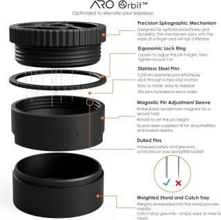 Espresso WDT Verdelingstool 54mm V2.0