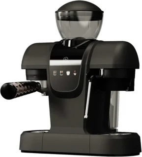 Espressokoffiezetapparaat combinatie zwart