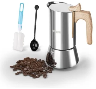 Espressokoffiezetapparaat voor inductiekookplaten
