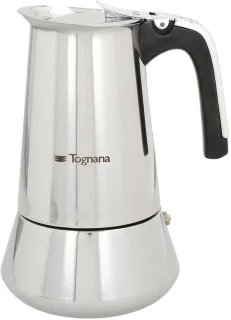 Espressomachine, 10 kopjes, roestvrij staal, zilver
