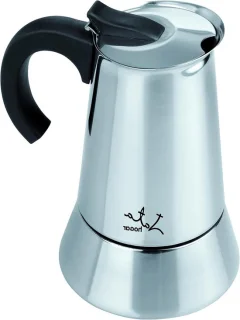 Espressomachine 10-kops Zilver