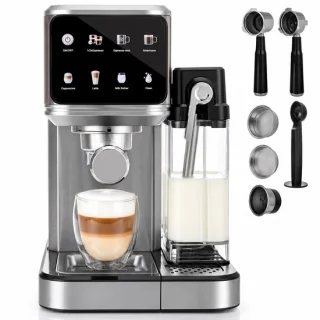 Espressomachine 20 bar 2-in-1 gemalen koffie en capsules