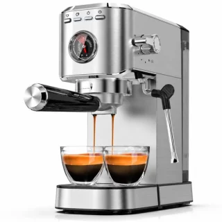 Espressomachine 20 Bar met manometer