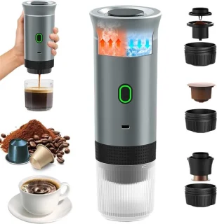 Espressomachine 3-in-1 voor capsules en gemalen koffie