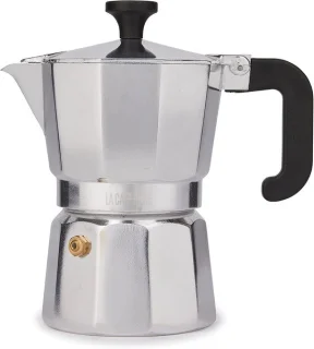 Espressomachine 3 kops zilver