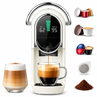 Espressomachine 5-in-1 wit