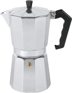 Espressomachine 9-kops aluminium