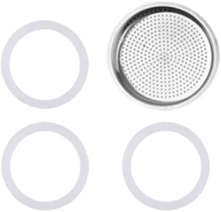 Espressomachine-afdichtingen roestvrij staal espressomachine reservekit - bevat 3 afdichtringen 1 reservefilter