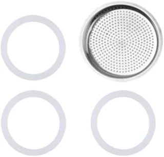 Espressomachine-afdichtingen roestvrij staal espressomachine reservekit - bevat 3 afdichtringen 1 reservefilter