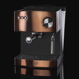 Espressomachine Aluminium Goud