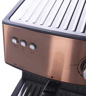 Espressomachine Aluminium Goud