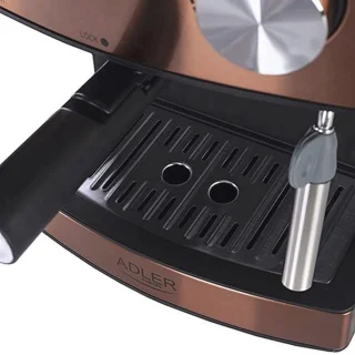 Espressomachine Aluminium Goud