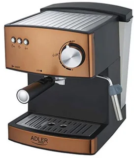 Espressomachine Aluminium Goud