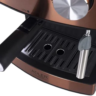 Espressomachine Aluminium Goud