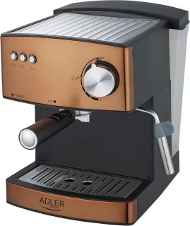 Espressomachine Aluminium Goud