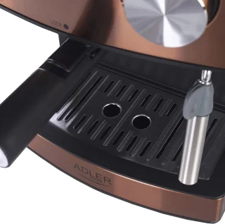 Espressomachine Aluminium Goud