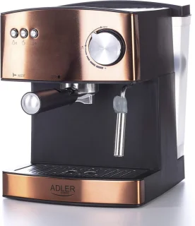 Espressomachine Aluminium Goud