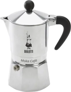 Espressomachine aluminium grijs