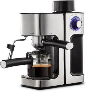 Espressomachine cappuccino zwart