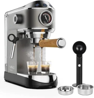 Espressomachine compact semi-automatisch RVS